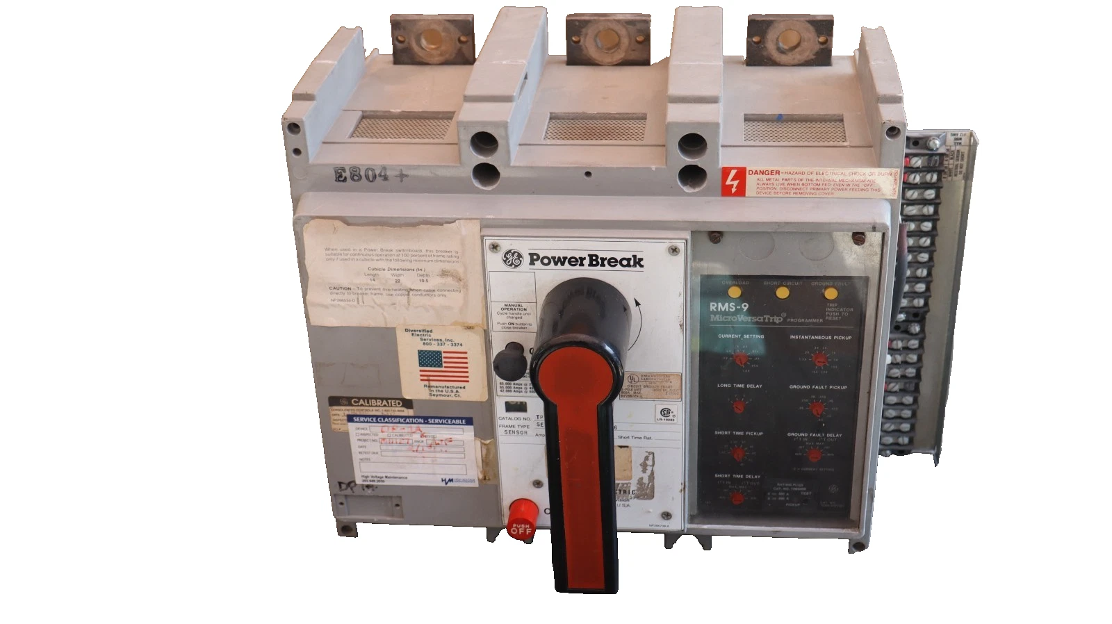 Refurbished GE General Electric Circuit Breaker Power Break 800A Amp TP88SSZ TR8S600