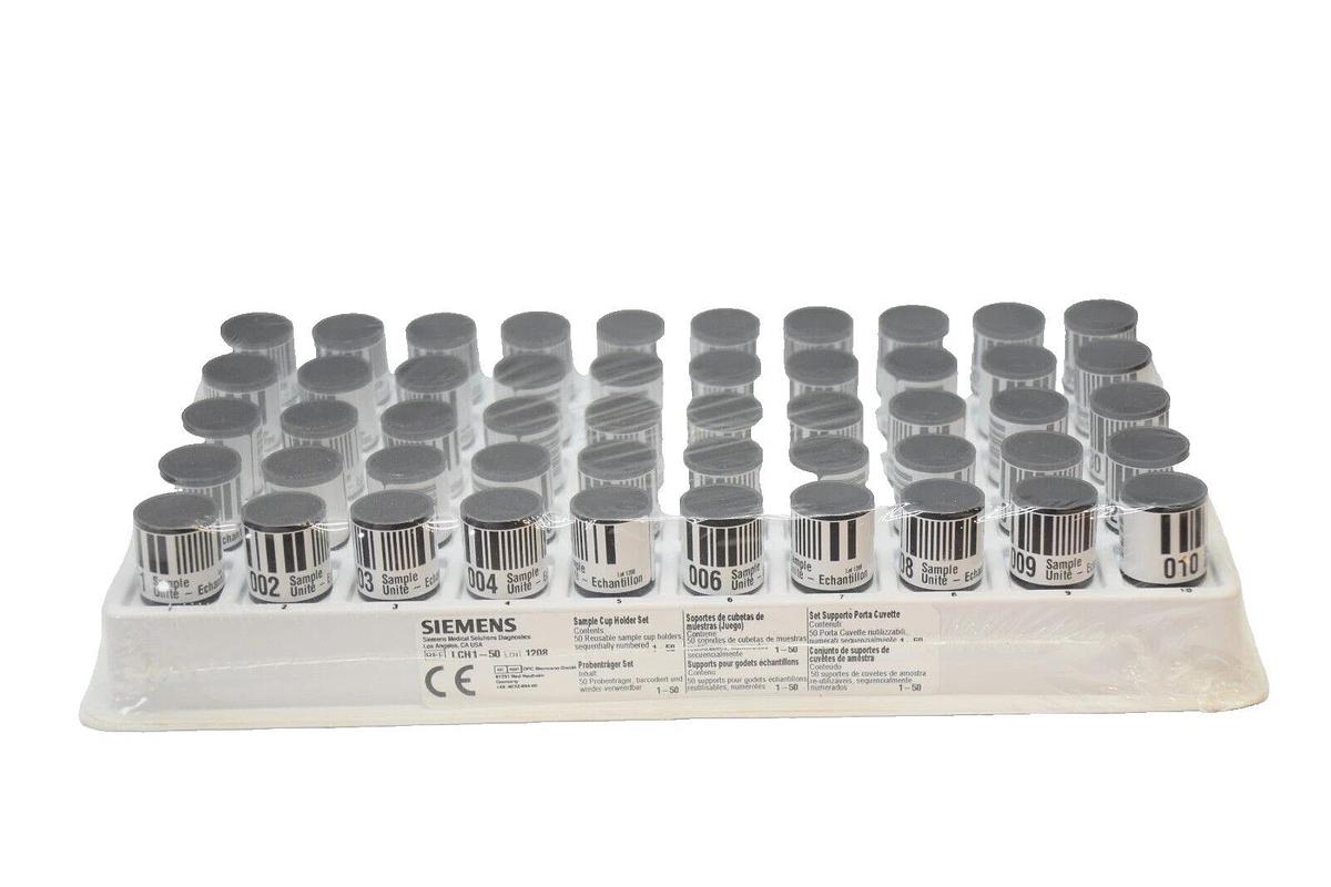 (NEW - Pack of 50) SIEMENS MEDICAL SOLUTIONS LCH1-50 Sample Cup Holder Set
