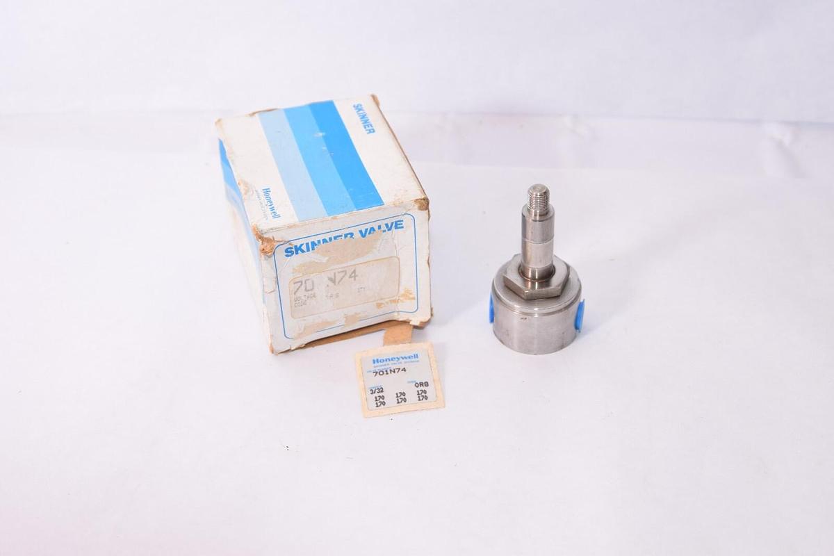 (NEW) HONEYWELL / SKINNER 701N74 3/32 Orifice Valve
