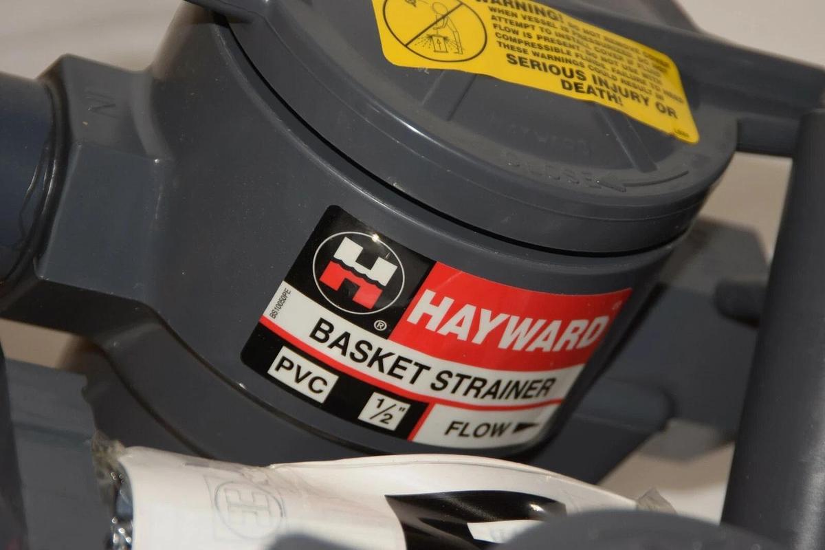 (NEW) HAYWARD  DS10050F 1/2” PVC Duplex Basket Strainer (Baskets not Included)