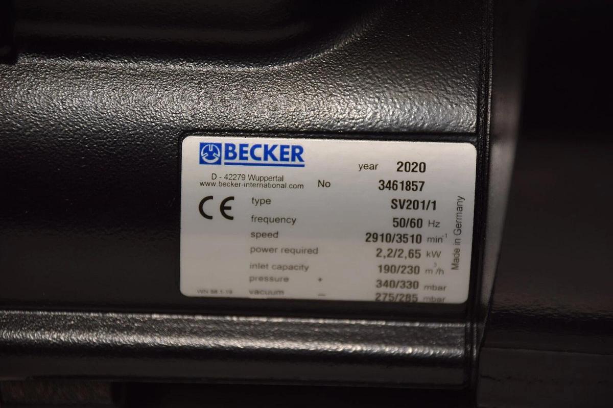 (NEW) DIETZ MOTOREN FDP90L-125/2 BECKER SV201/1 3461857 3510rpm Blower Motor