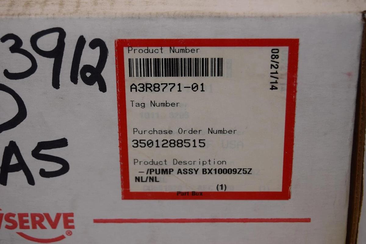 FLOWSERVE A3R8771-01 A3R877101 Pump Assy Assembly BX10009Z5ZNl/NL (NEW)