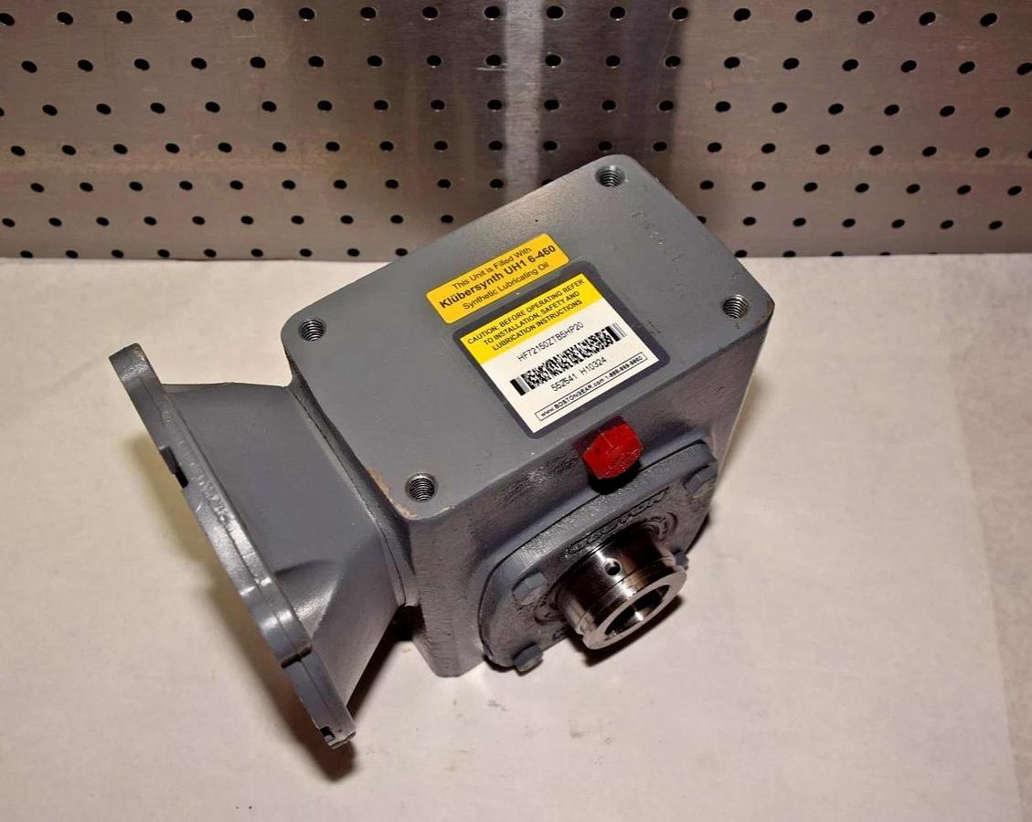 BOSTON GEAR HF72150ZTB5HP20 0.66 HP GEAR REDUCER RATIO 50 NEW