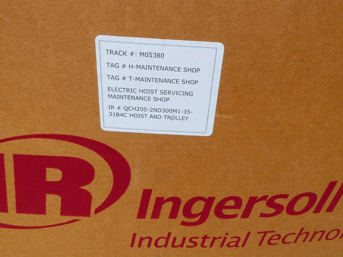 Ingersoll Rand 3 Ton IR Quantum Electric Hoist 25 Ft. Chain QCH200-2ND300 (New)