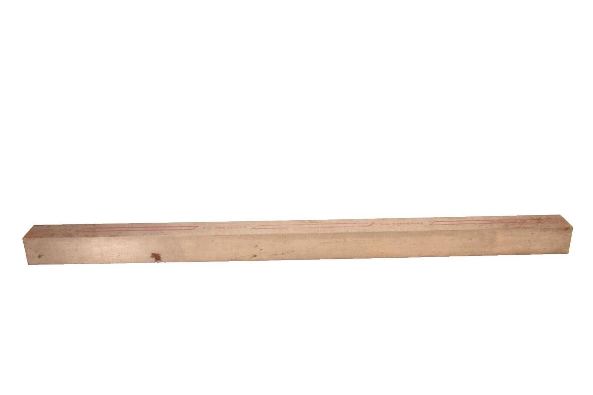 STARRETT 1" x 1" x 18" 1x1x18 Oil Hardening STEEL Bar Solid Flat Stock (NEW)