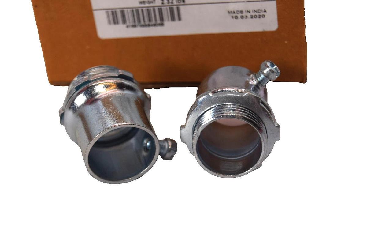 (NEW - Lot of 10) APPLETON 4075S 3/4" Set Screw Type EMT Connector