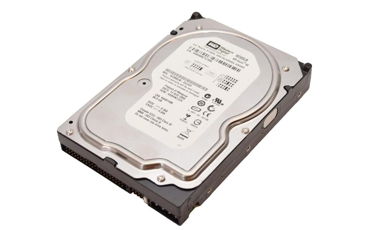 Used WESTERN DIGITAL WD800JB WD800JB-22JJC0 80GB WD Caviar SE Hard Drive