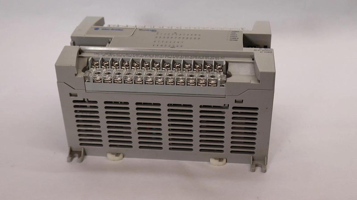 Used Allen Bradley Micrologix 1200 Programmable Controller 1762-L40AWAR Ser. C Rev. G