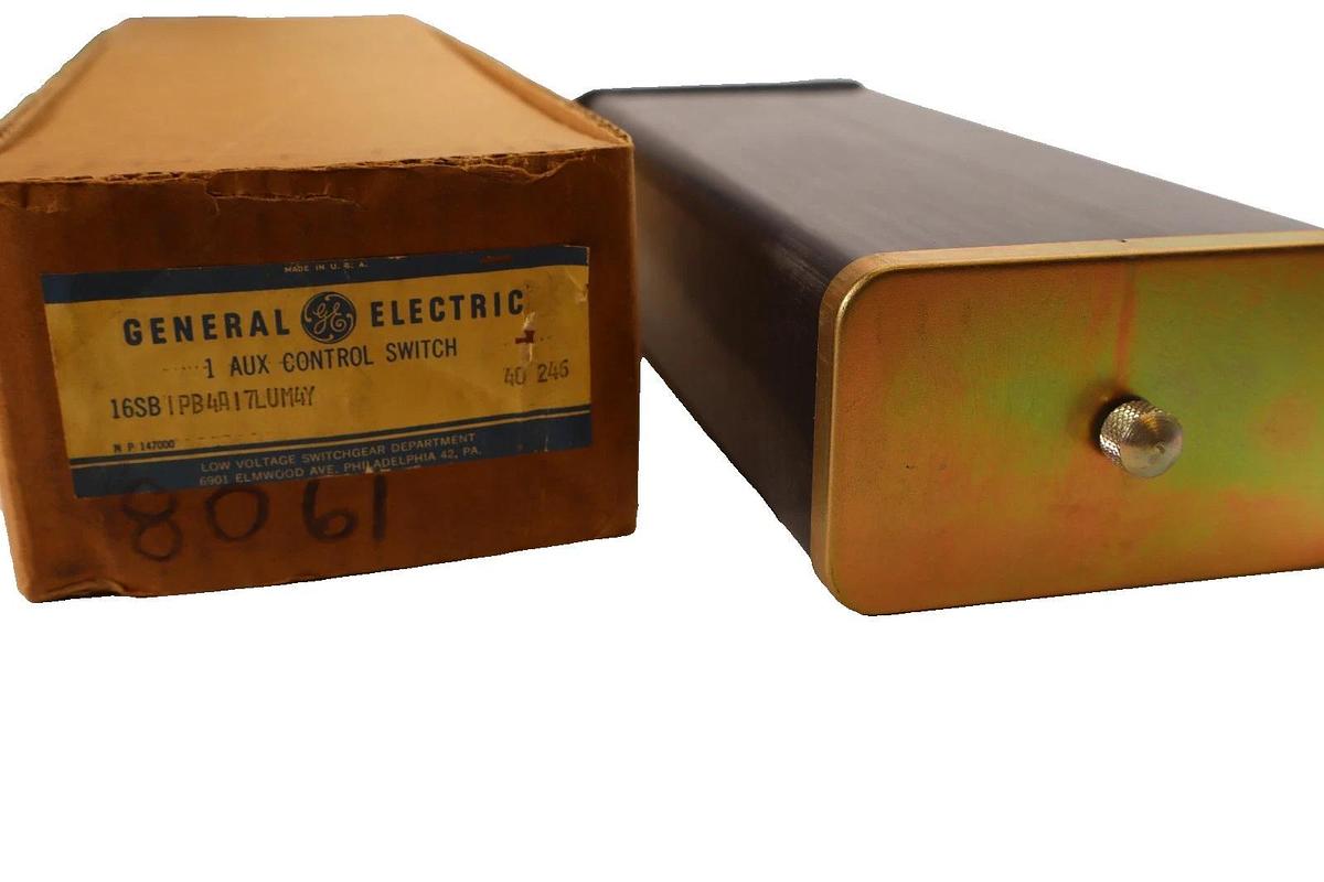 General Electric / GE 16SB1PB4A17LUM4Y Auxilary Control Switch (New)