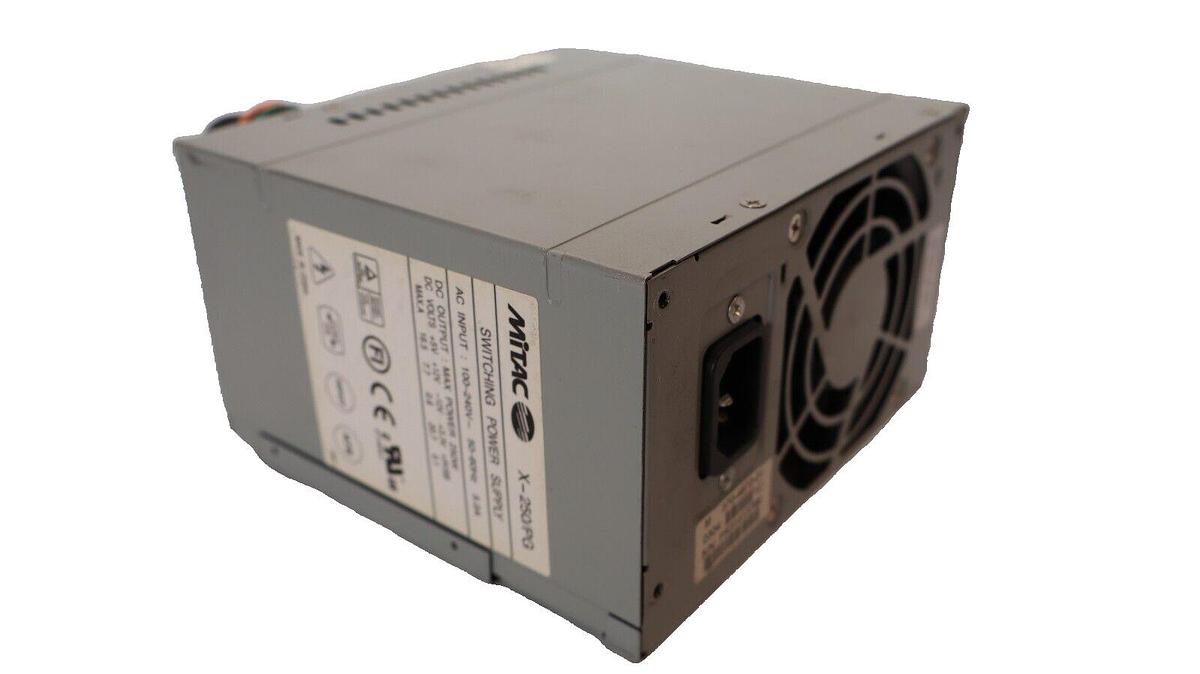Used MITAC X-250/PG 100-240V 50-60Hz 5.0A Switching Power Supply