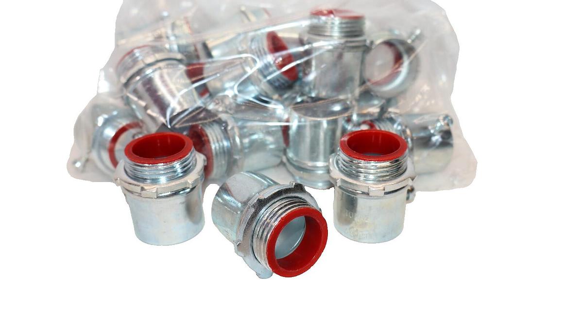 (NEW - Lot of 20) TOPAZ 1" Set Screw Connector Conduit Fitting
