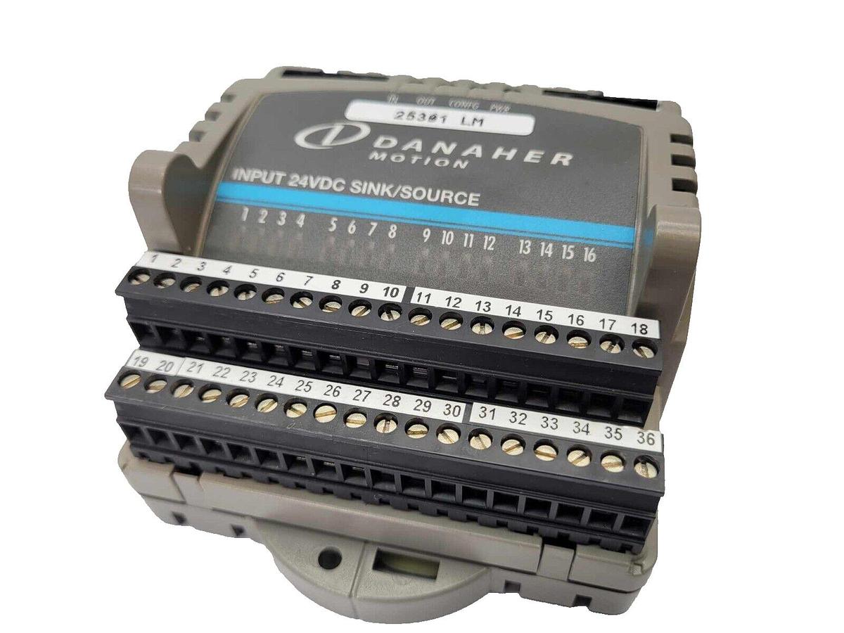 Used Danaher Motion Input 24vdc Sink Source M.1300.7372.R1 M 1300 7372 R1 *AS-IS*
