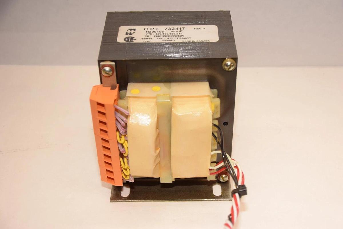 Used HIPOT O.K. / C.P.I. 732417 Rev P , H300196 Rev 47 480/400/380/240V Transformer