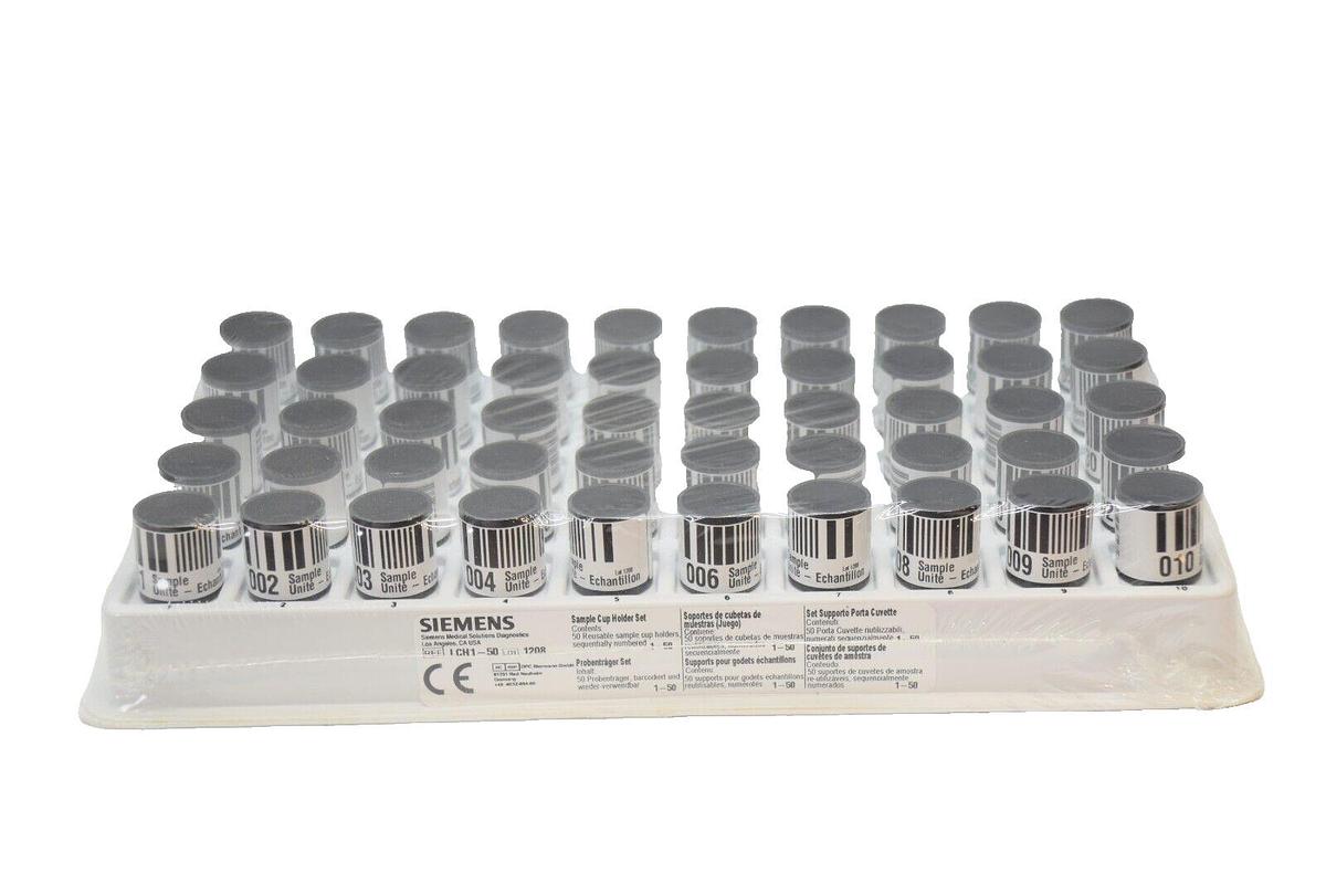 (NEW - Pack of 50) SIEMENS MEDICAL SOLUTIONS LCH1-50 Sample Cup Holder Set