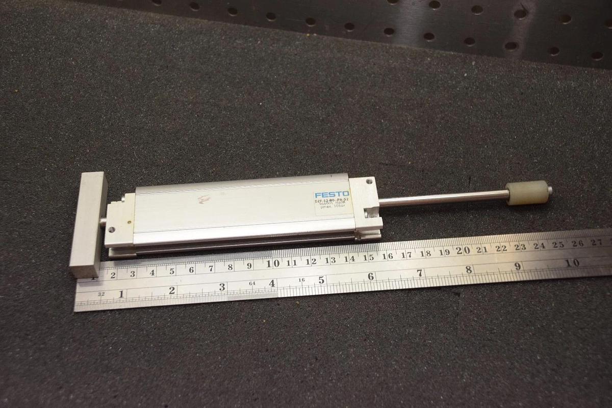 FESTO DZF-12-80-PA-S2 DZF1280PAS2 10 BAR SLIDE CYLINDER NEW