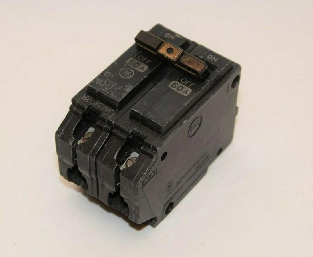 (NEW) GE THQL 60 THQL60 60A 60 Amp 2Pole Standard Trip Circuit Breaker
