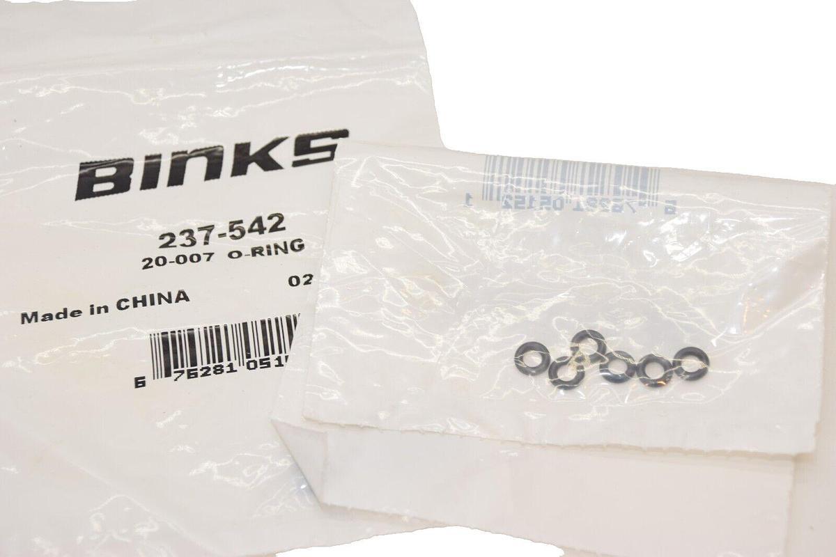 (NEW - Pack of 6) BINKS 237-542 , 237542 20-007 O-Ring