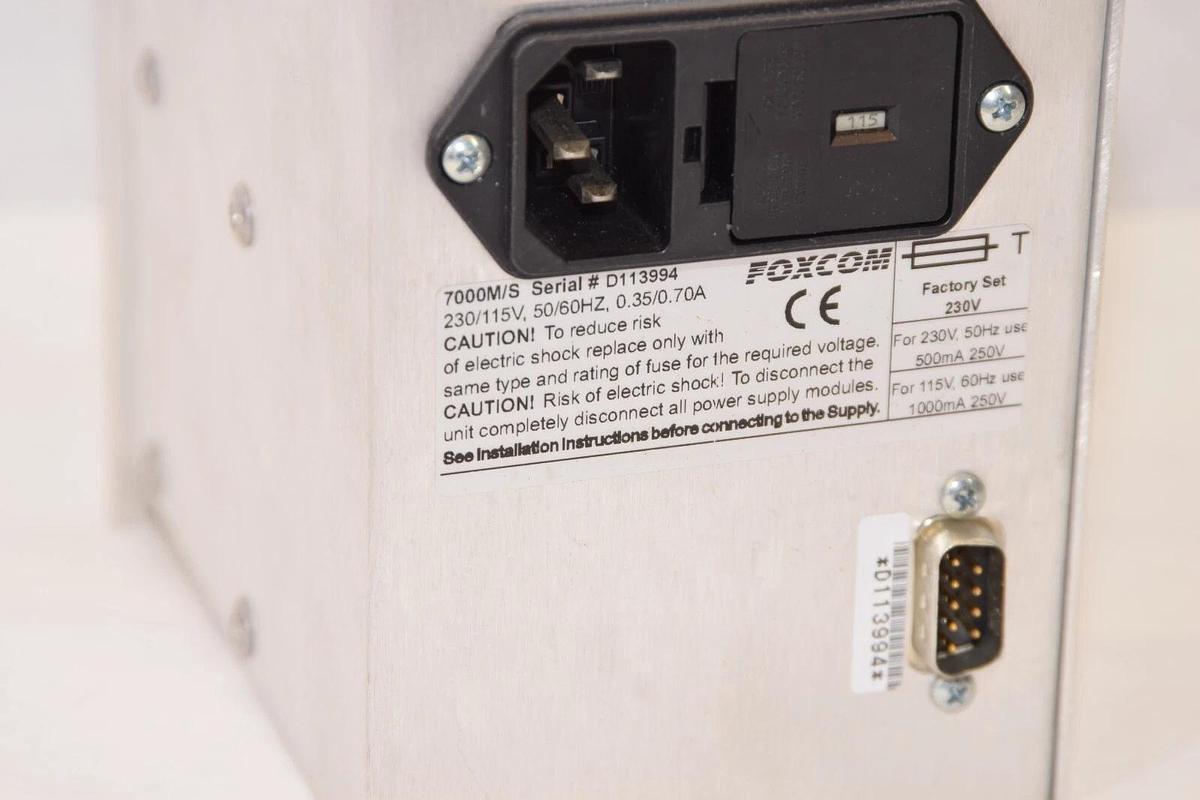 Used FOXCOM / ITE 7000M/S 84JA 230/115V 50/60Hz Fiberoptic Transmission Power Supply