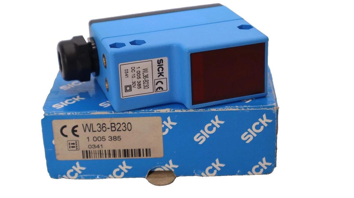 Sick WL36-B230 , WL36B230 10-30V Photoelectric Sensor (New)