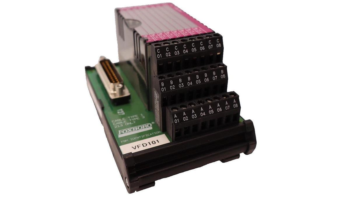 Used FOXBORO INVENSYS FBM201 P0916AP 0C RY0834 0-20mA 8pt 8 Input Module