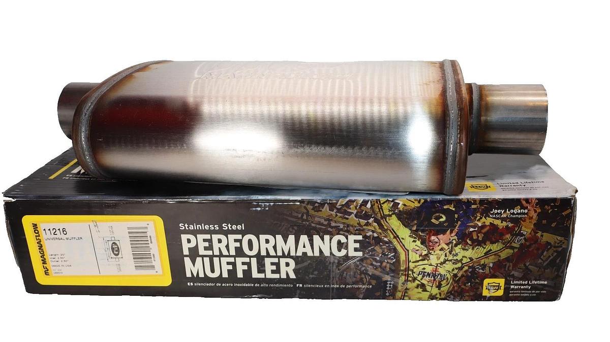 Magnaflow 11216 Stainless Steel Universal Muffler (New) USA