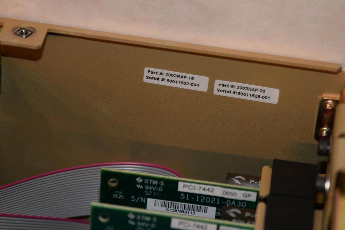 NEW Systel DEMATIC SBX2003 2003RAP-30 10-Slot 120/240V 8/4A Industrial Computer