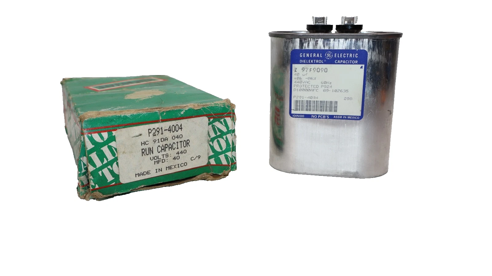General Electric GE Capacitor TotaLine 40uf 440V P291-4001 Z97F9090 40uF (New)
