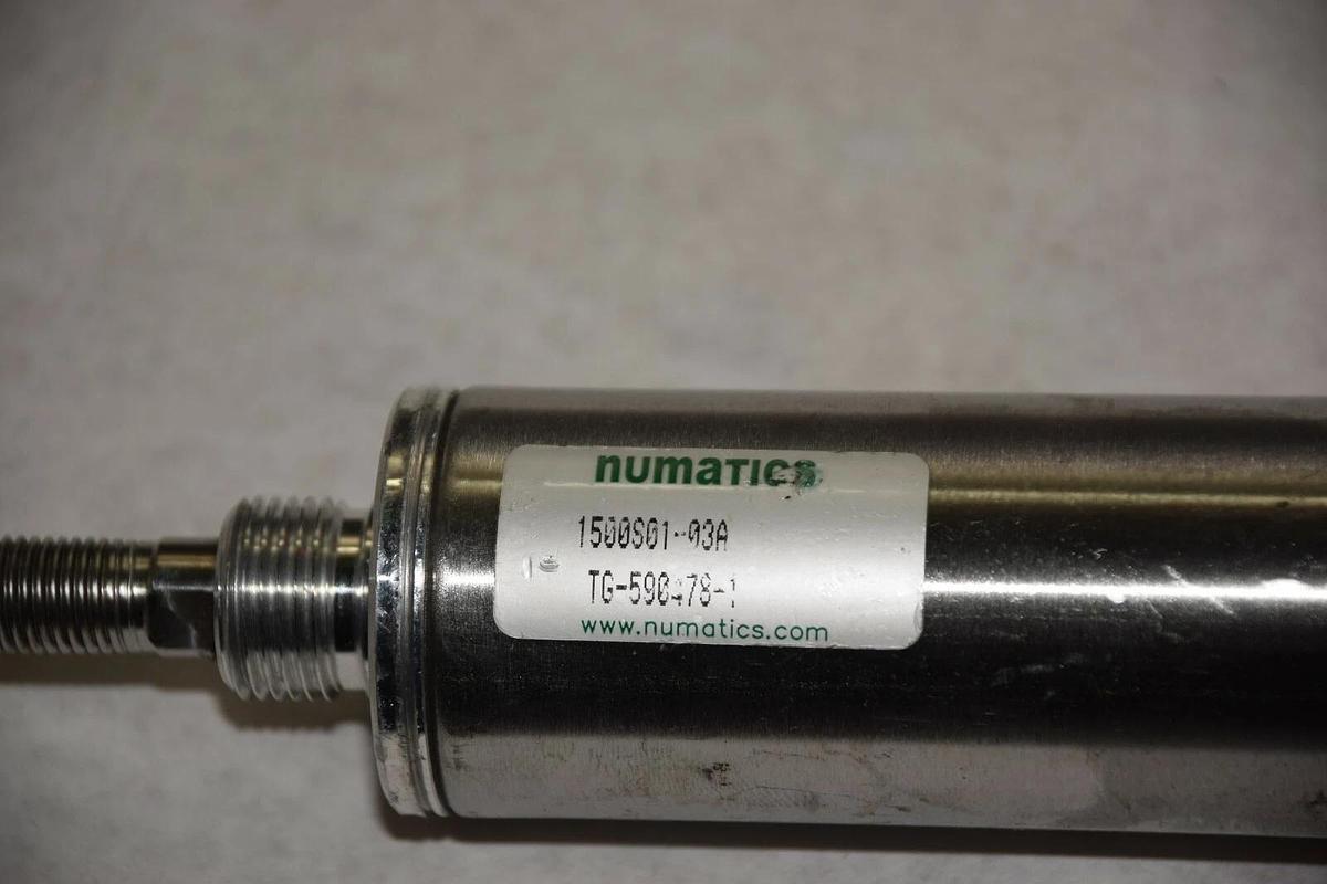 (NEW) NUMATICS 1500S01-03A TG-590478-1 PNEUMATIC CYLINDER