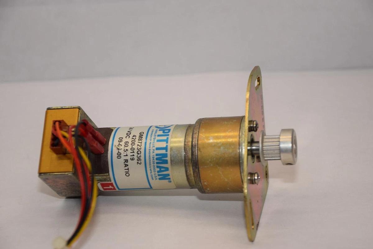 Used PITTMAN GM8723G362 , 4200-0119 24Vdc 60.5:1 Ratio Motor