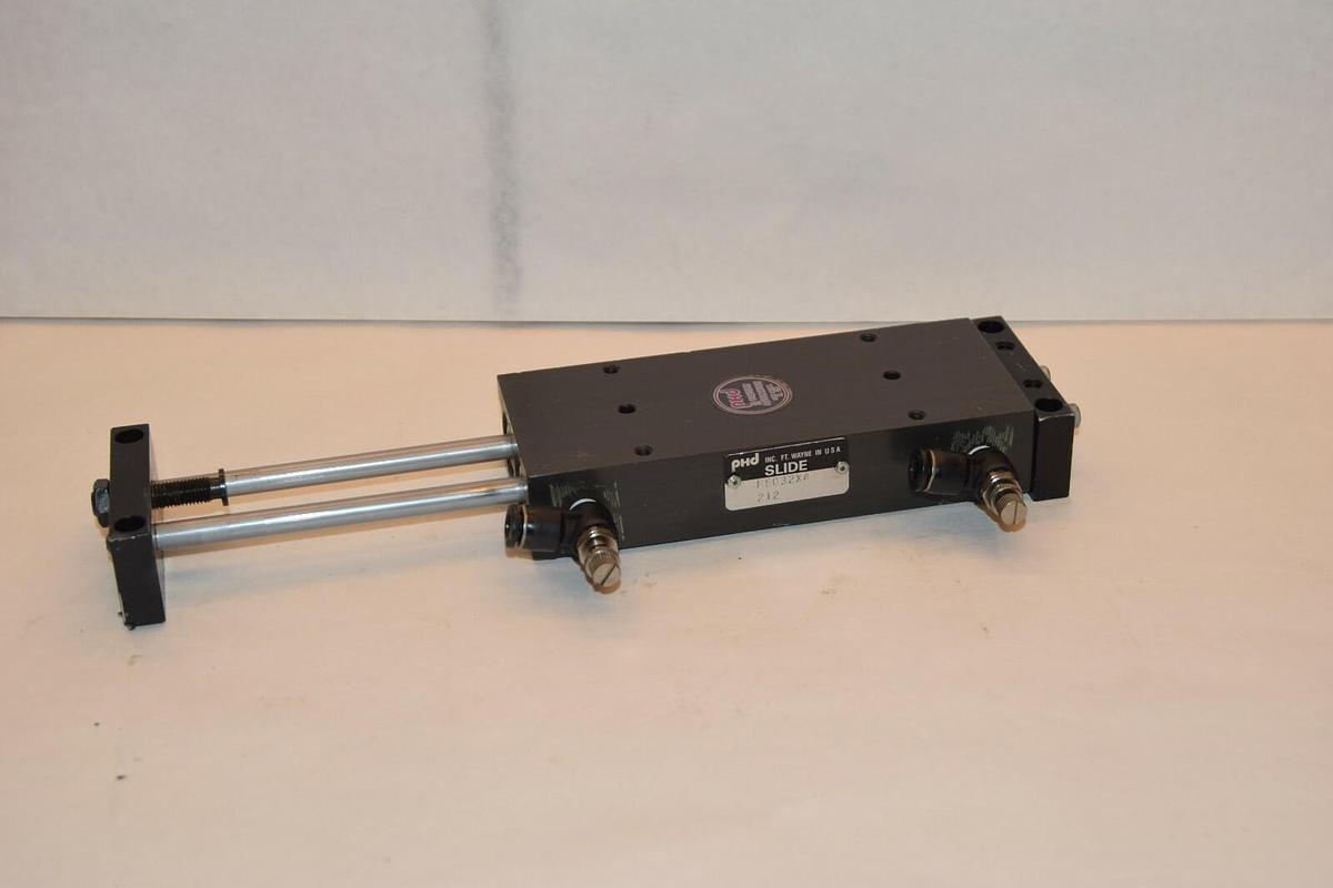 Used PHD Slide MS032x4 212 MS032x4212 Approx 4" Stroke Pneumatic Slide