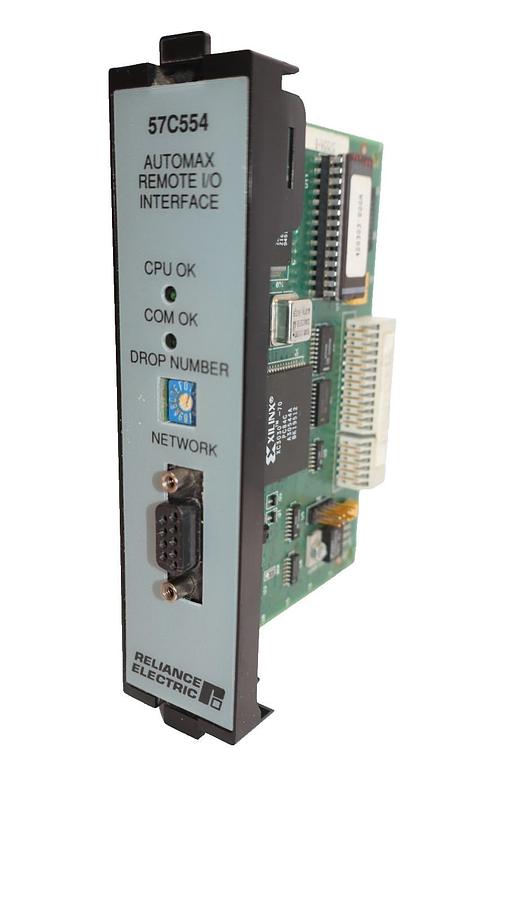 Used Reliance Electric Automax Remote 57C554 I/O Interface Circuit Board Card