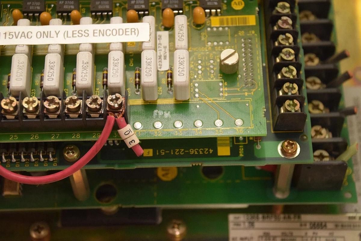 Used ALLEN-BRADLEY 1336S-BRF50-AN-FR Ser. A  AC DRIVE 460VAC 5HP 7.2 KVA