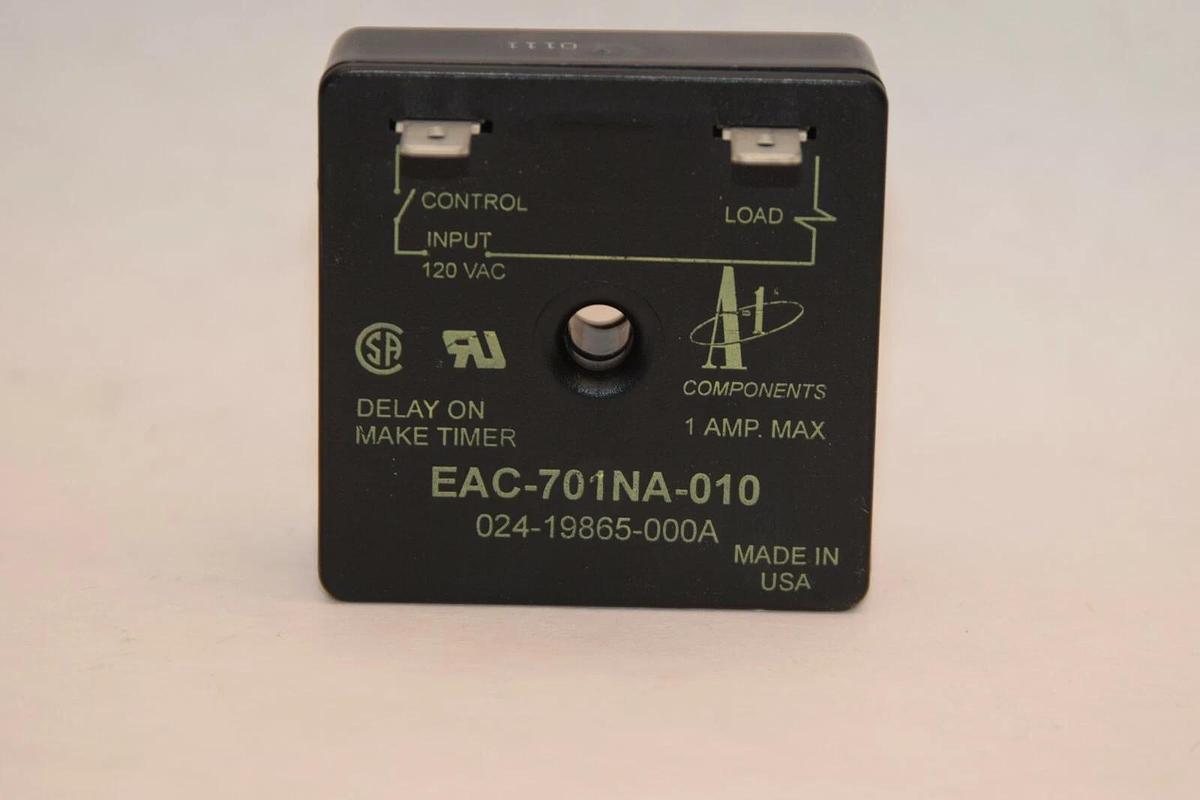 A1 Components EAC-701NA-010 EAC701NA010 120vac input 1A Delay On Make Timer NEW