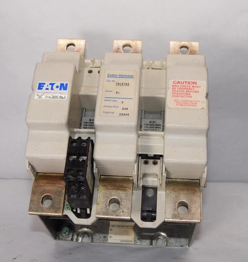 Refurbished Cutler Hammer Eaton 540 Amp Size Sz 6 Contactor CN15TN3 B1  10 7050 *Refurbished
