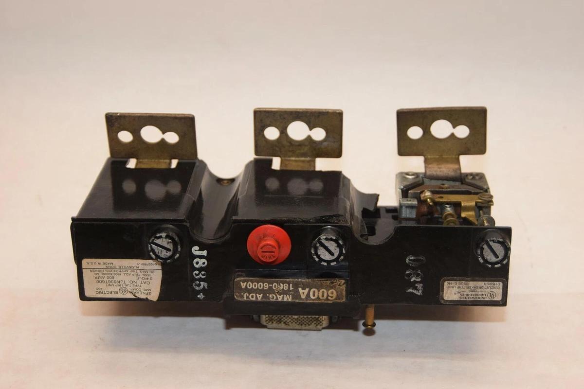 Used GENERAL ELECTRIC TJK636T600 600A 3P Circuit Breaker Trip Unit