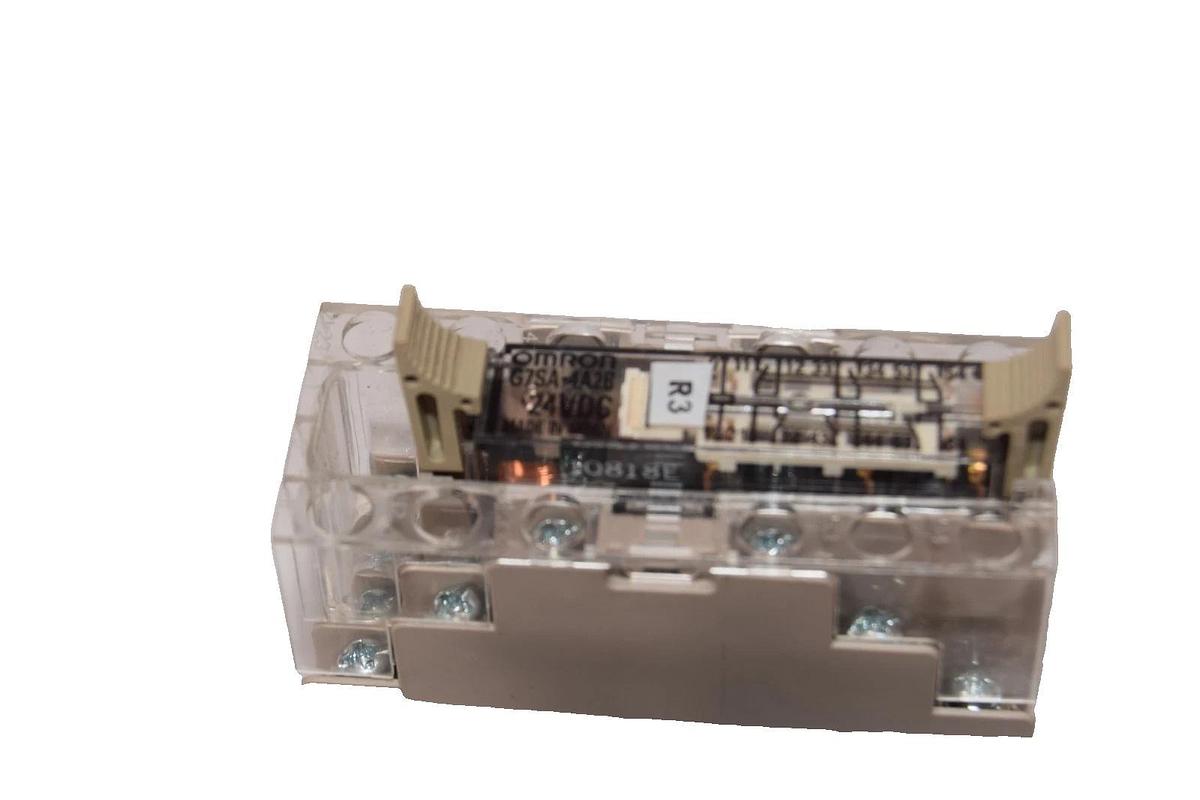 Used Omron P7SA-14F-ND, 24Vdc Safety Relay With G7SA-4A2B 24Vdc Module (Lot of 2)