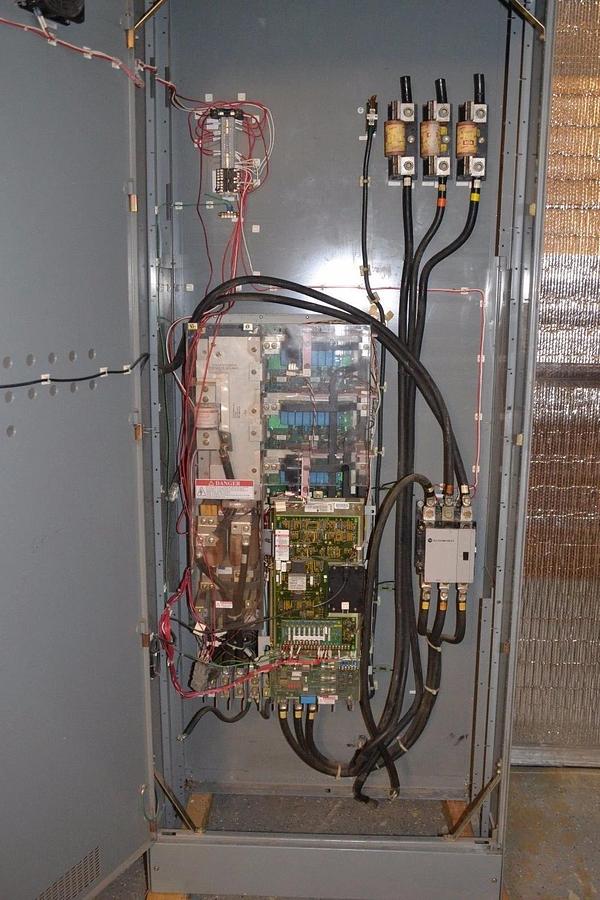 Used Allen Bradley 1336 Plus 250 HP Drive 3Ph 250hp 1336S-B200VAA-HA2C-JF-JR-KD-LR
