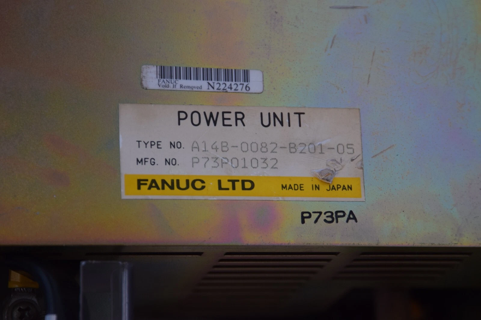 Used FANUC A14B-0082-B201-05 Power Supply