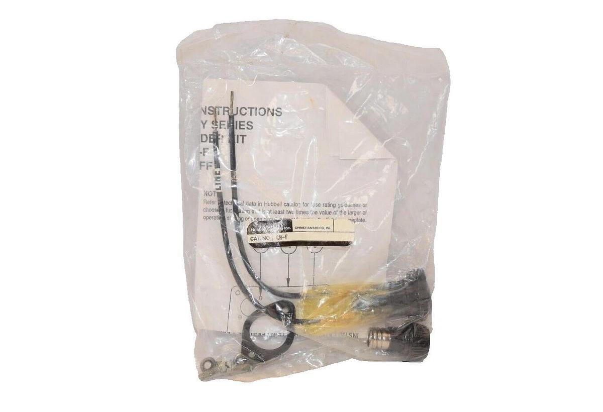 (NEW) HUBBELL CH-F , CH-FF Fuseholder Kit For Tribay Series Quik-Zone