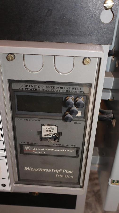 Refurbished GE General Electric Breaker Power Break 1600A Amp TC1616TTHR TR16B1000 1000a