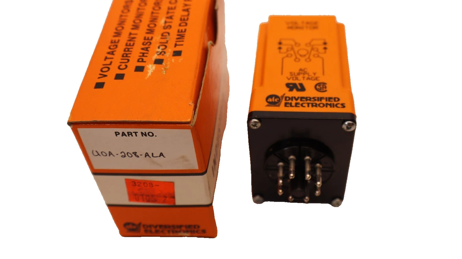 Diversified Electronics Current Relay 208V 5A UDA-208-ALA U0A-208-ALA (New)