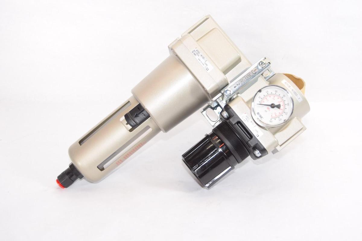 (NEW) SMC AF60-N10D-Z / AR60-N10-Z / AC60B-N10DG-Z Regulator Combo W/Gauge