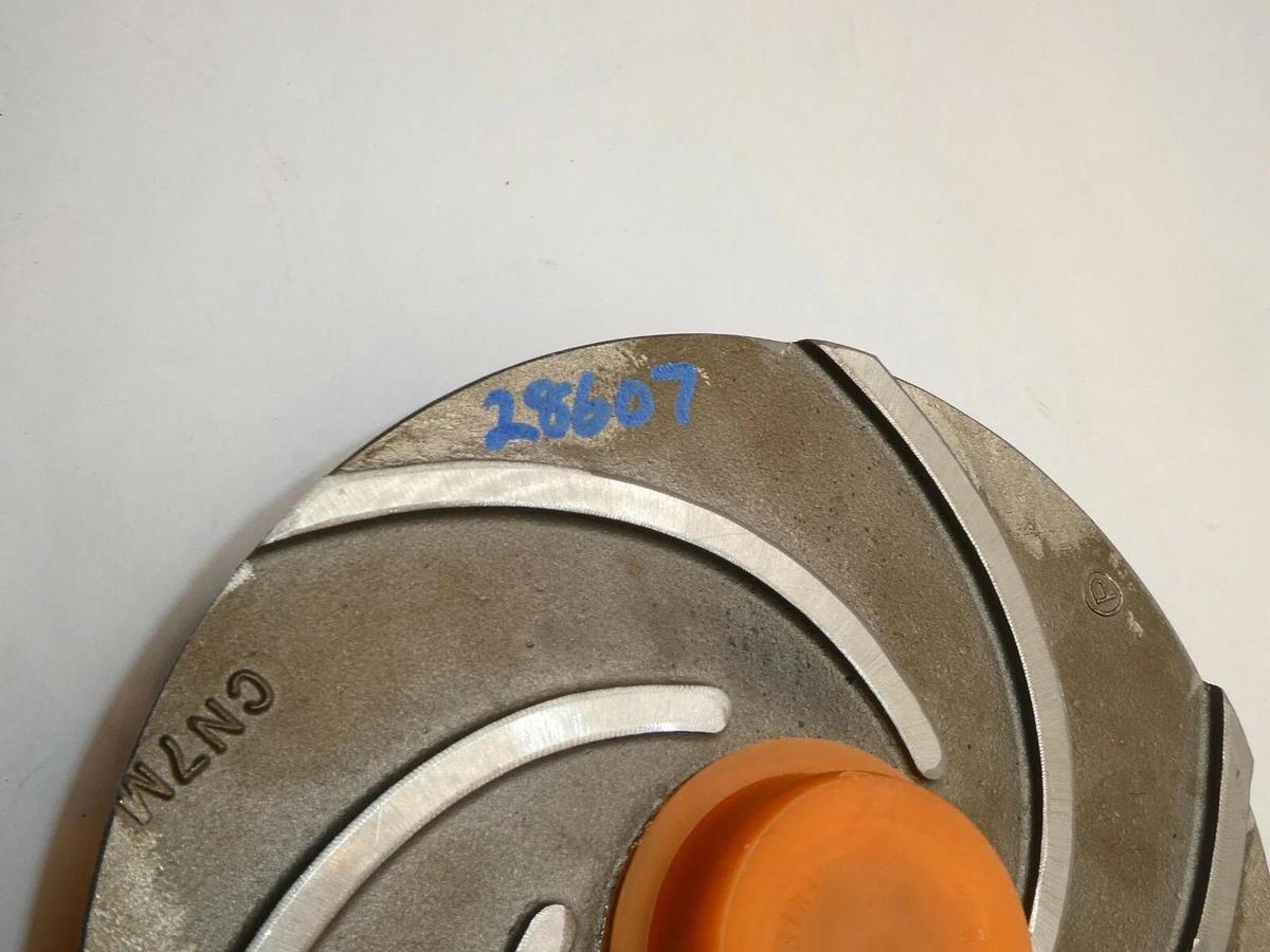 Refurbished GOULD-PUMP 28607 CN7M M210049650 C00262AU2 7.5" Stainless S/S 6 Vane Impeller