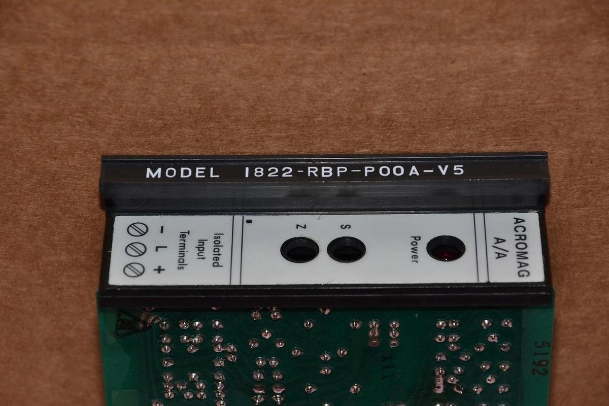 Used ACROMAG 1800 SERIES 1822-RBP-P00A-V5 1822RBPP00AV5 INPUT MODULE