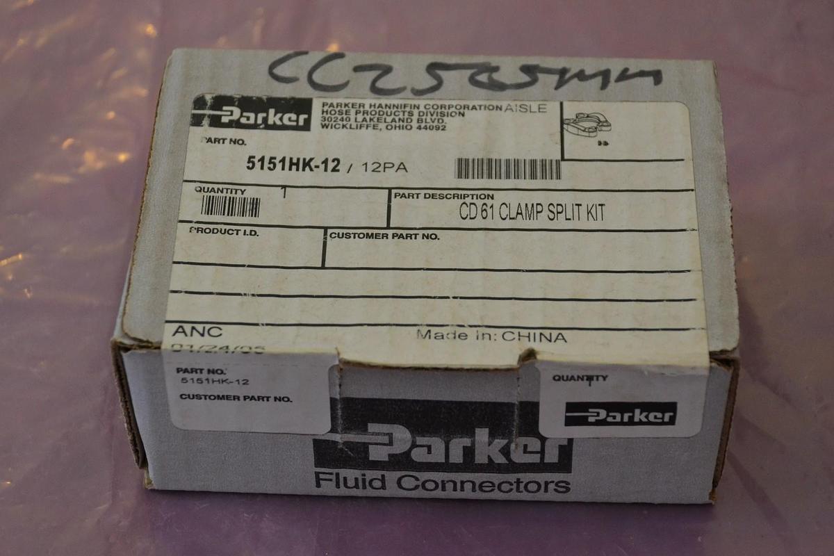 Parker 5151HK-12/12PA 5151HK-12 CD61 Clamp Split Kit NEW