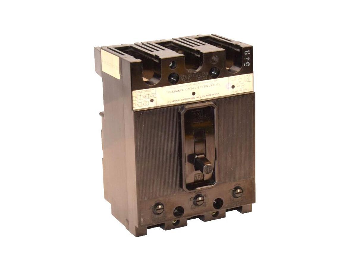 Used ITE EF3-A025 EF3A025 2737-52-1  3 pole 600V 25a 25 A Amp Circuit Breaker