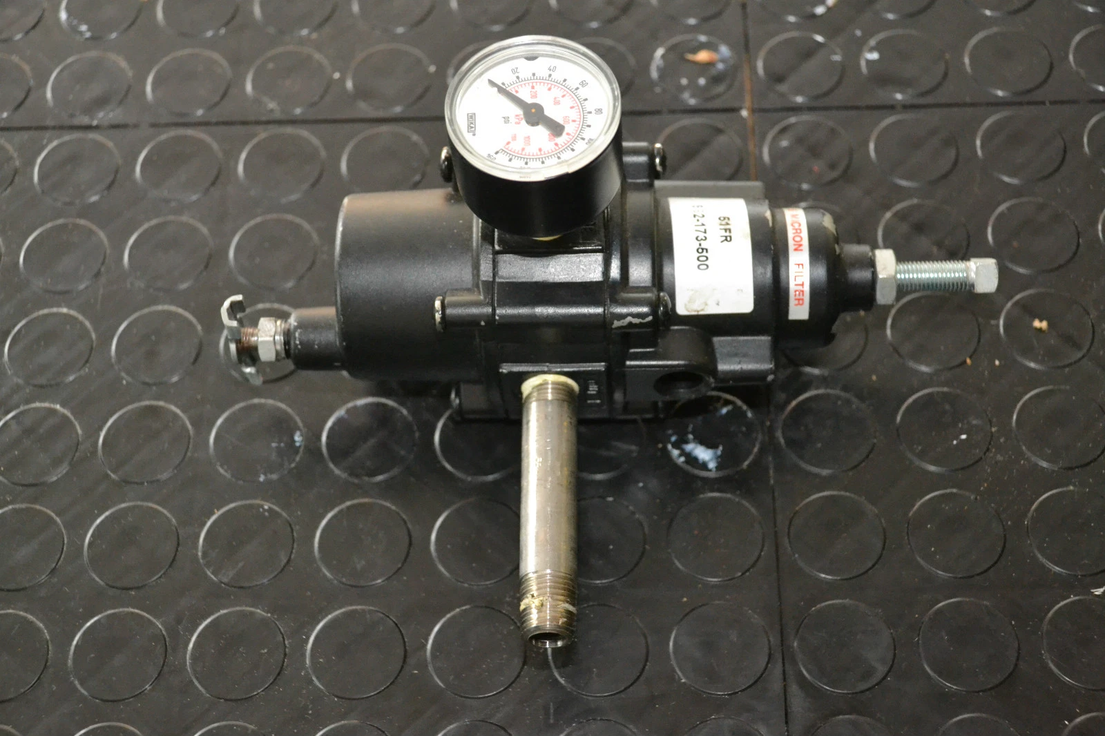 Used MARSH BELLOFRAM Pressure Press Regulator TYPE 51 51FR 250 PSI 17 BAR