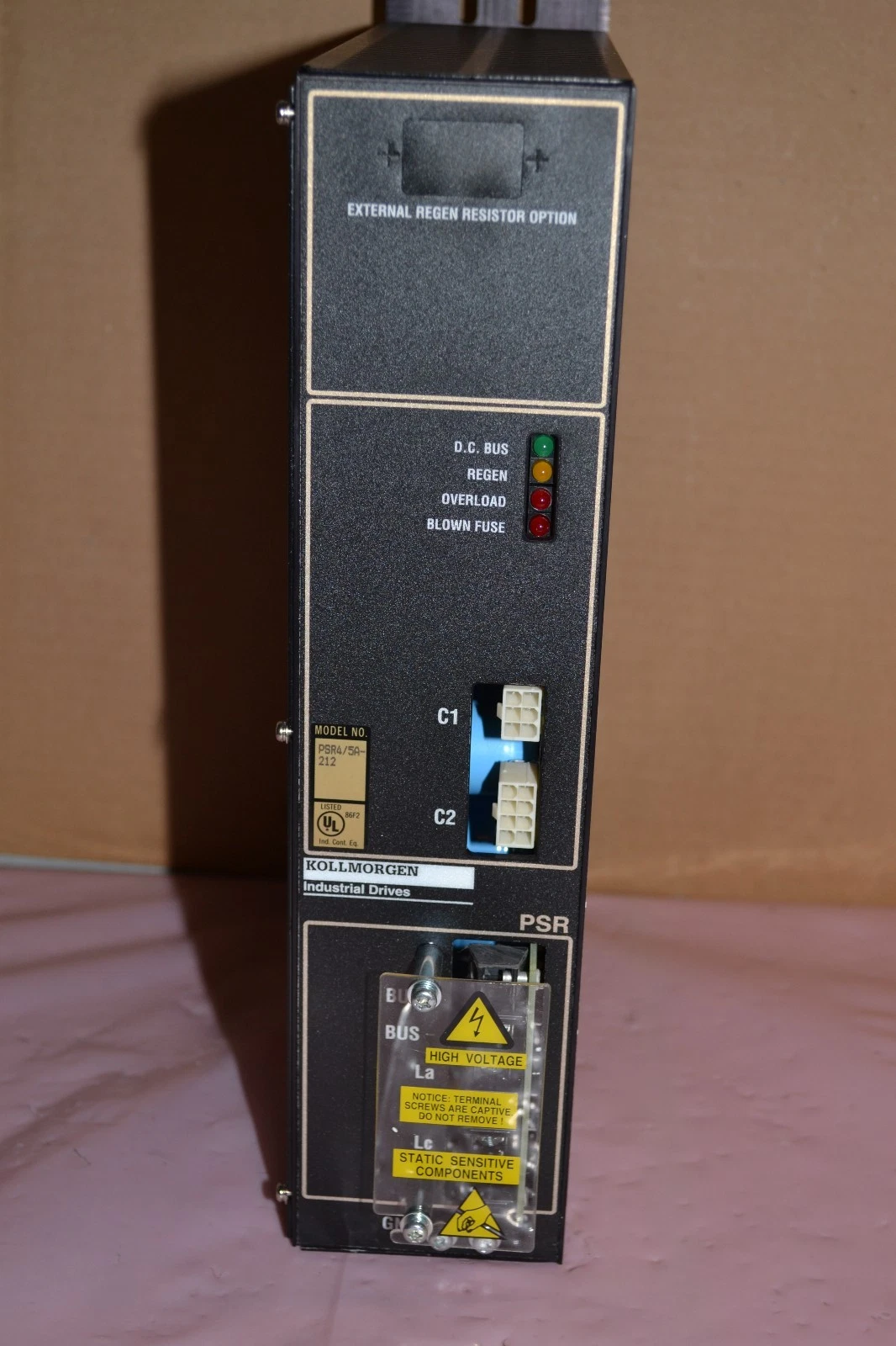 KOLLMORGEN PSR4/5A-212 PSR45A212 230VAC 12A INDUSTRIAL DRIVE UNIT NEW