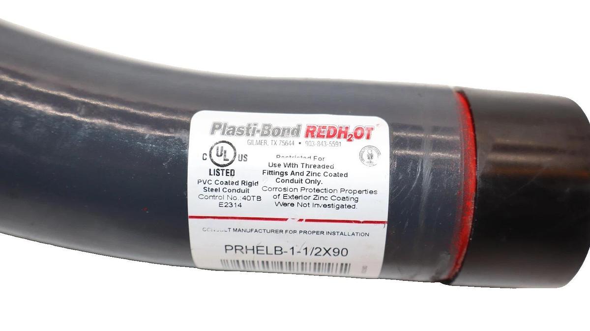 Plasti-Bond PRHELB-1-1/2X90 1-1/2" x 90° RedH2OT Conduit Elbow Fitting (New)