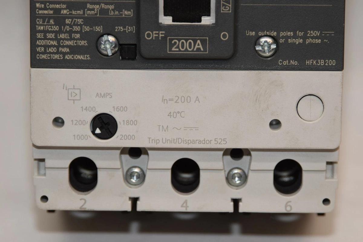 (New) SIEMENS Breaker  HFK3B200L 200A 200 Amp 3VL3520-2KN38-0AA0 200 A